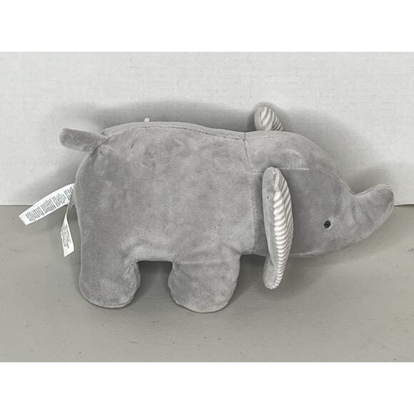 Just One You Carter's Gray Wind Up Musical Lullaby Elephant Soft Gray Plush - Picture 4 of 5